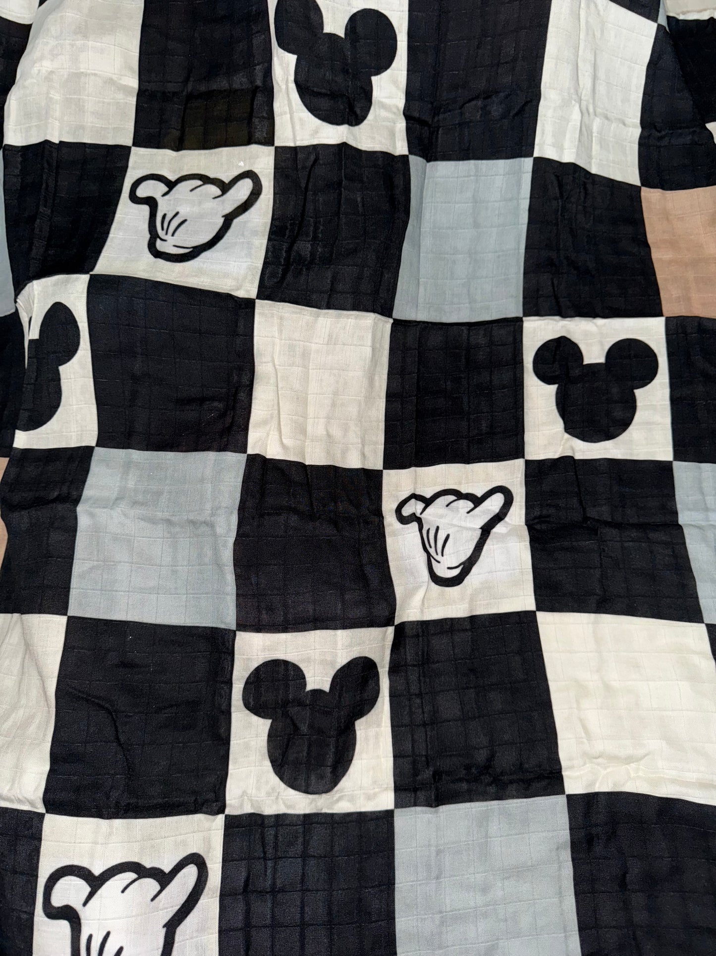 BABY MUSLIN SWADDLE BLANKET CHECKERED 🤙🏽