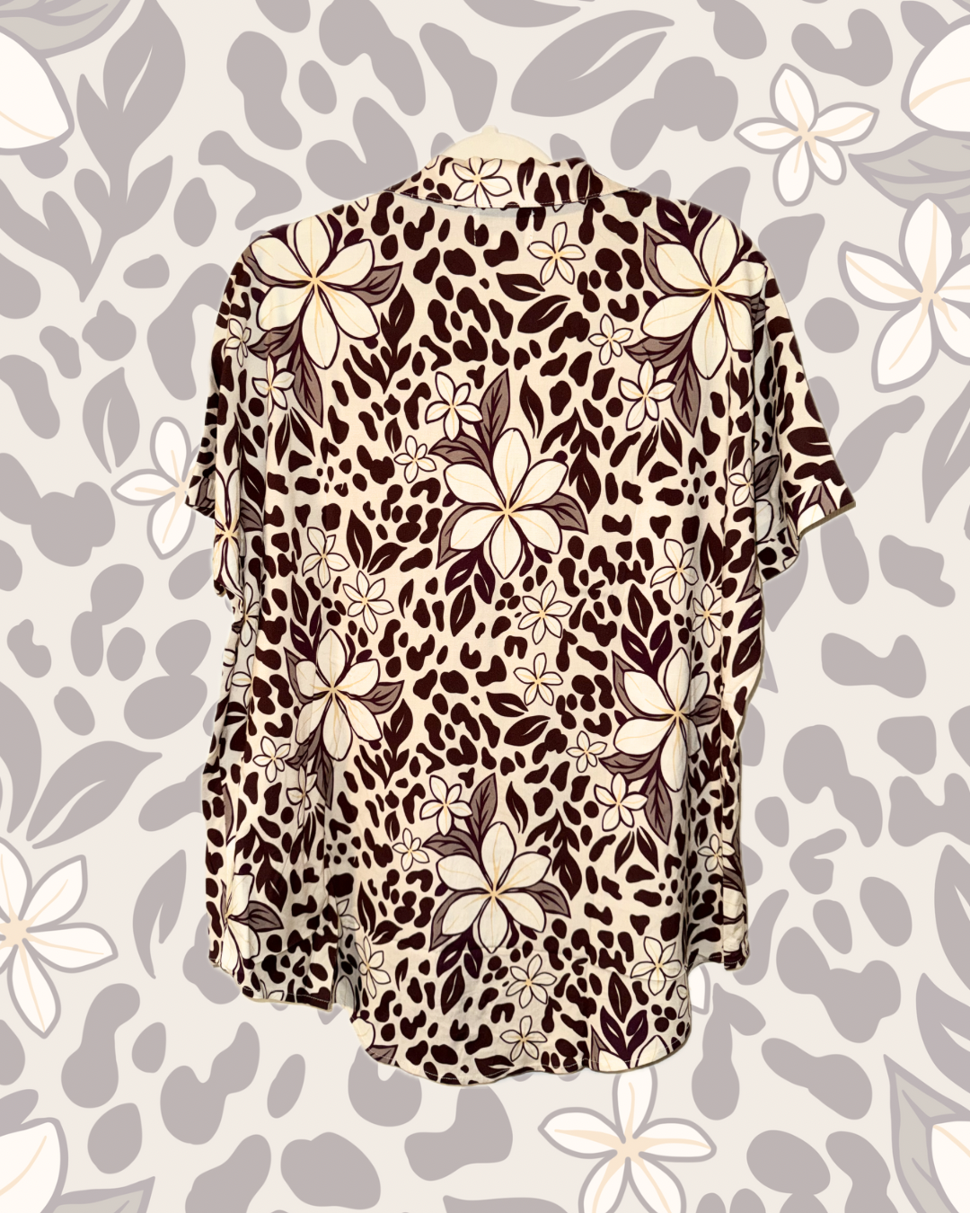SHIRT LEOPARD PLUMERIA