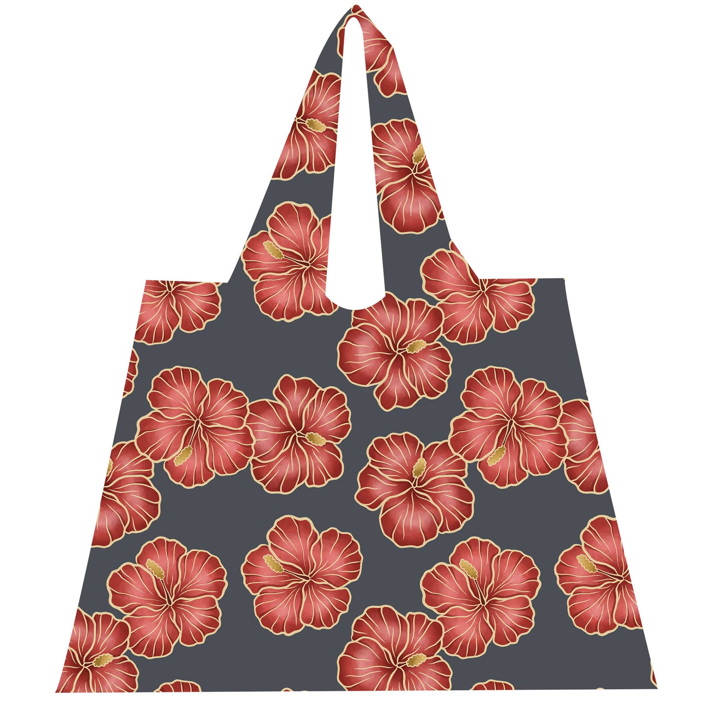 REUSABLE BAG HIBISCUS