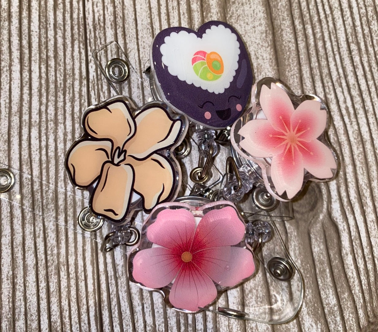 Badge reels-alligator swivel clip