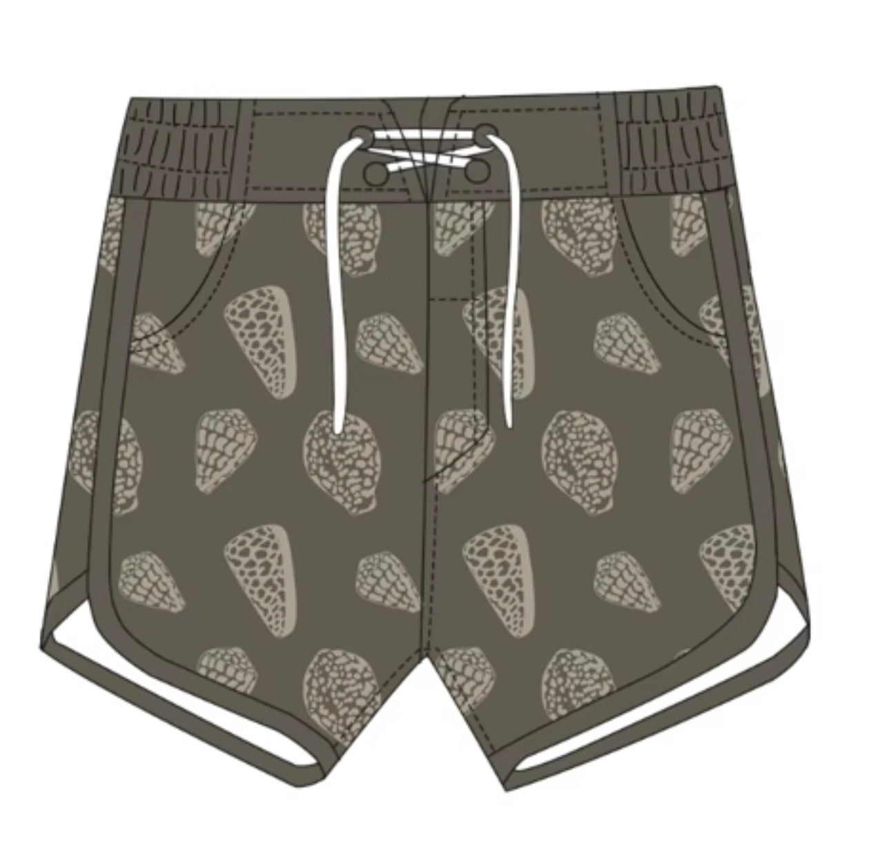❌PREORDER'S CLOSED❌ BOY'S SHORTS GRAY SHELLS