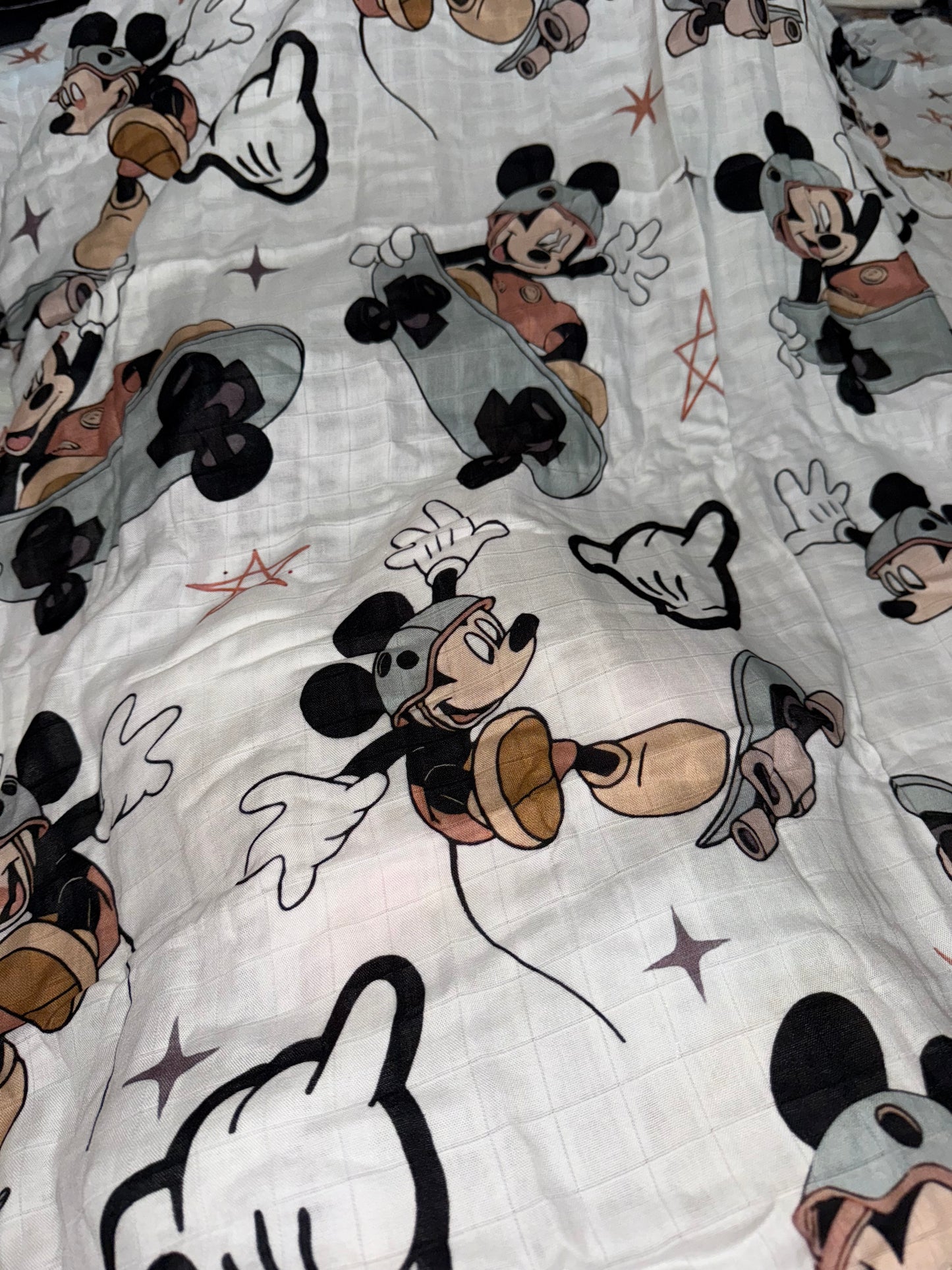 BABY MUSLIN SWADDLE BLANKET SKATER 🤙🏽