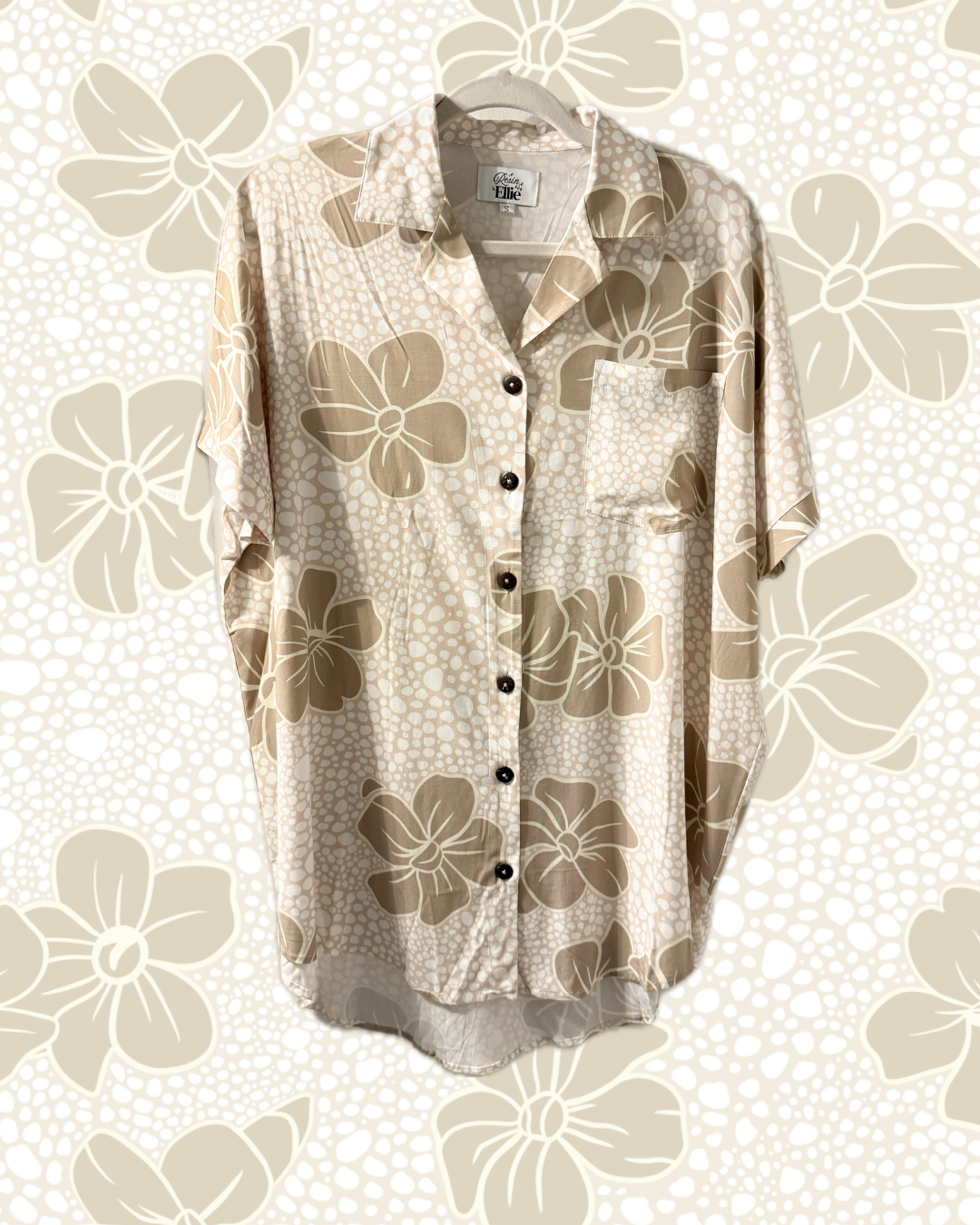 SHIRT PUAKENIKENI RAYON/SPANDEX BLEND