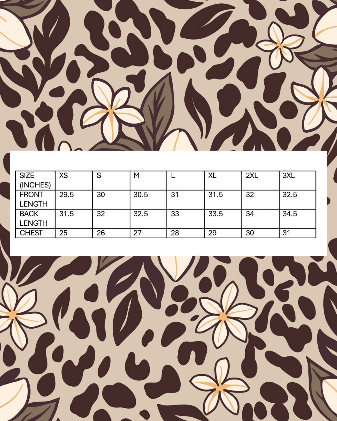 SHIRT LEOPARD PLUMERIA