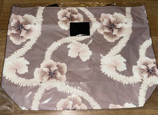 TOTE HIBISCUS LEI MOCHA