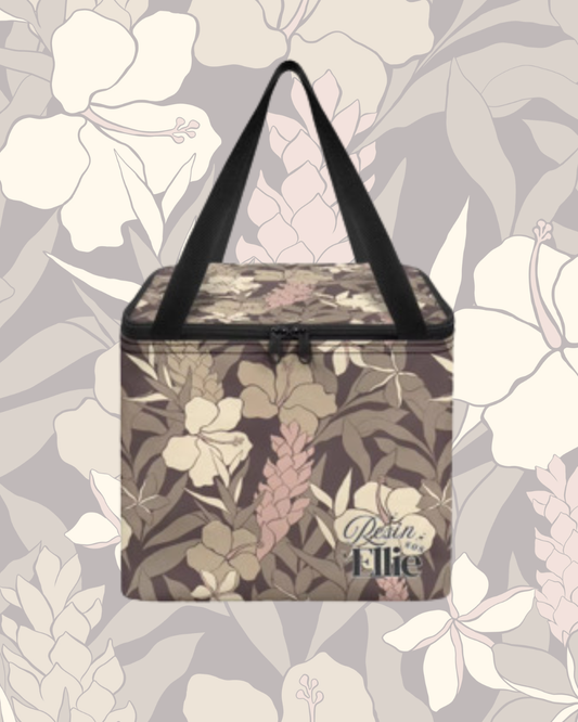 PLATE LUNCH COOLER BAG TROPICAL BROWN