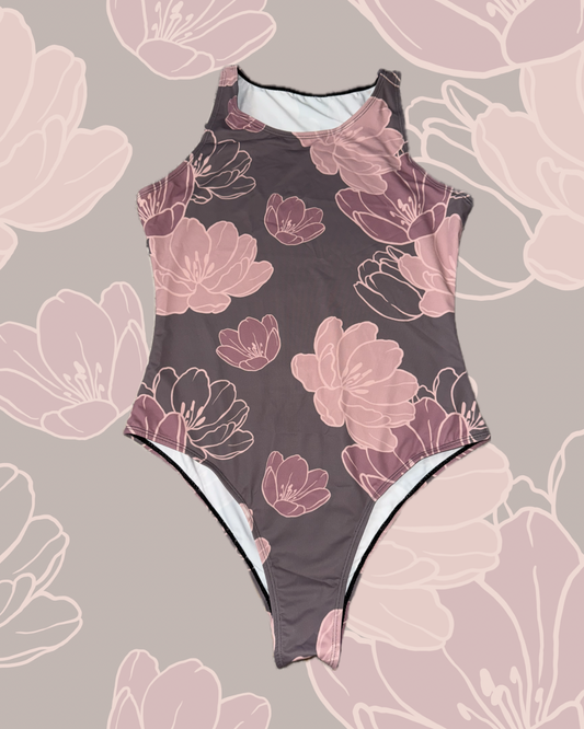BODYSUIT TULIP BLOOM BROWN