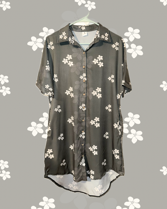 DRESS ULEI ARMY GREEN (POLYESTER/SPANDEX)