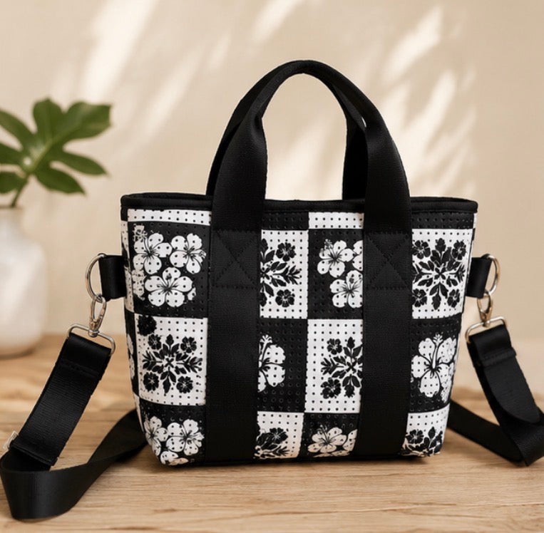 MINI NEOPRENE TOTE/CROSSBODY