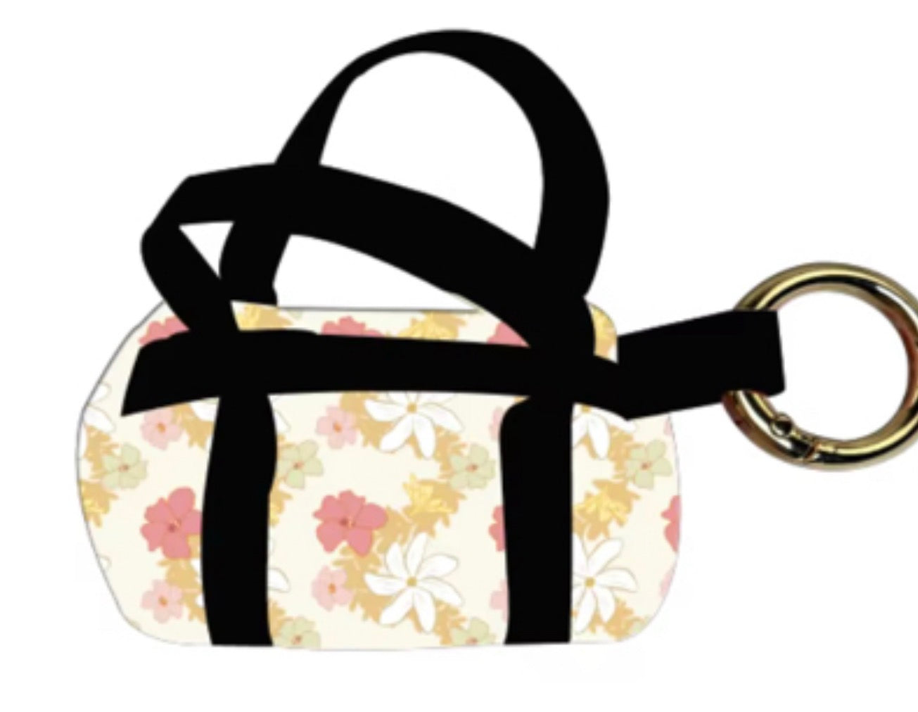 MINI DUFFLE WITH KEY HOOK