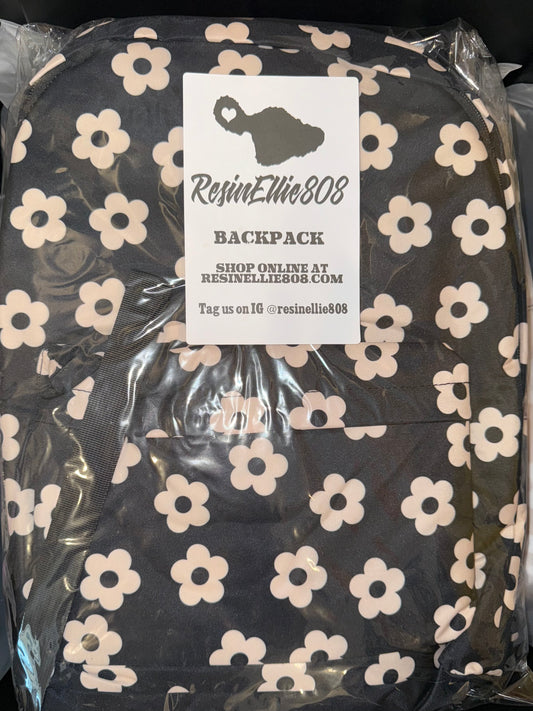BACKPACK BLACK DAISY