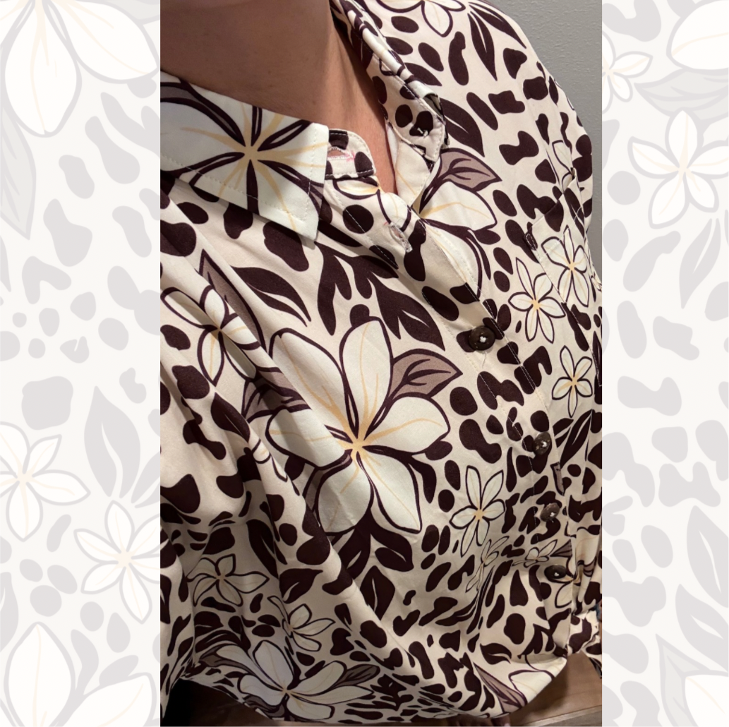 SHIRT LEOPARD PLUMERIA