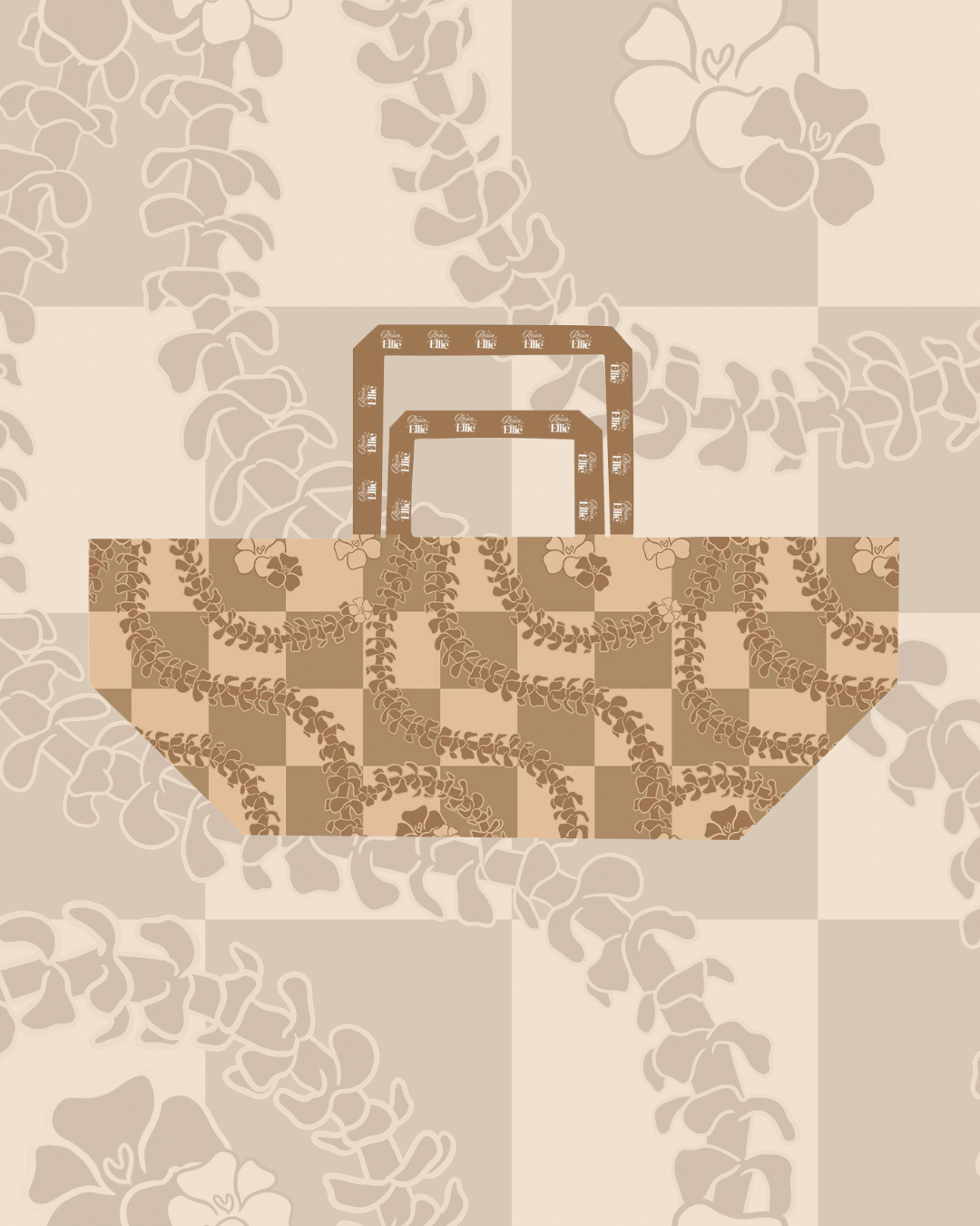 BOUJEE BAG CHECKERED PUAKENIKENI