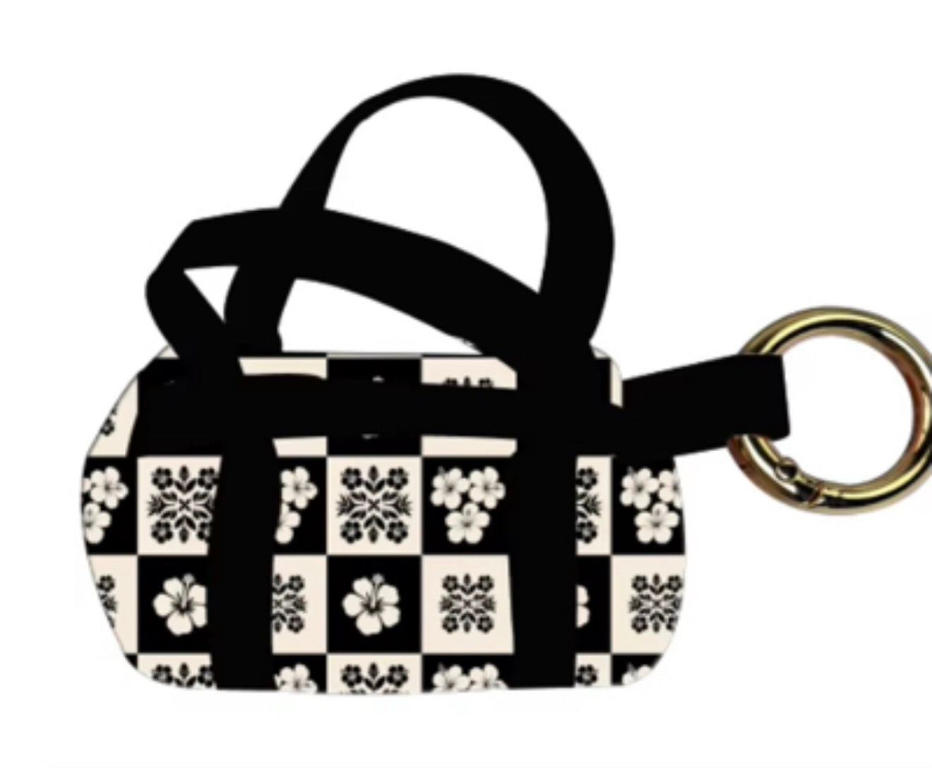 MINI DUFFLE WITH KEY HOOK