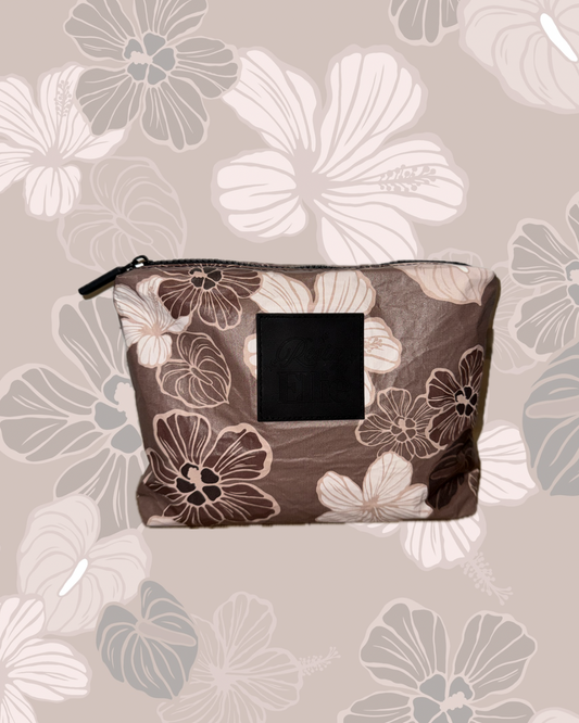 POUCH SMALL CHOCOLATE HIBISCUS HAU