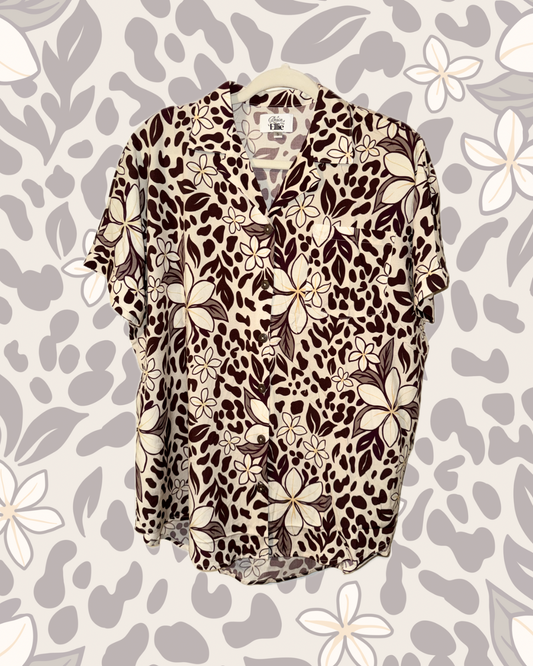 SHIRT LEOPARD PLUMERIA
