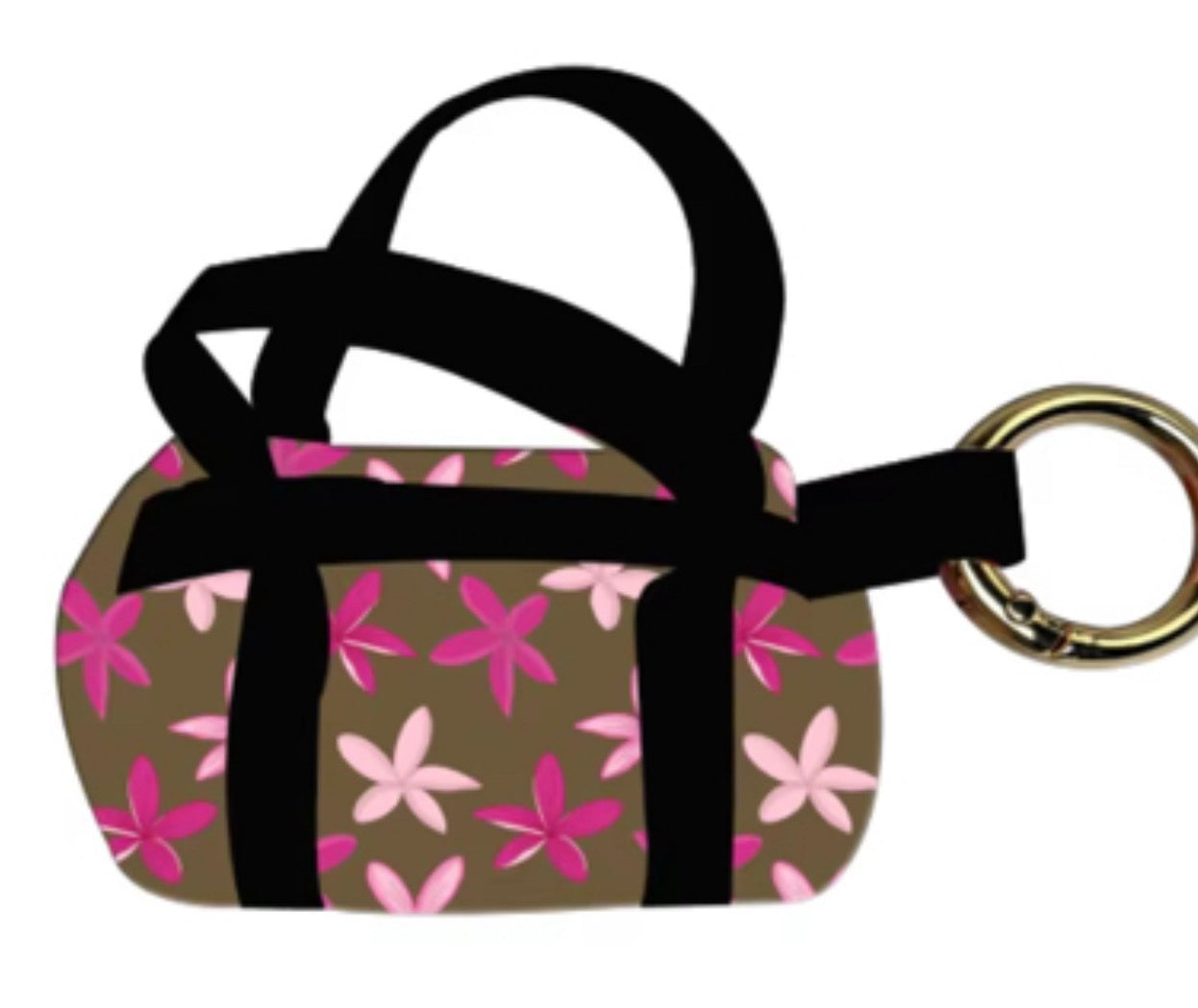MINI DUFFLE WITH KEY HOOK