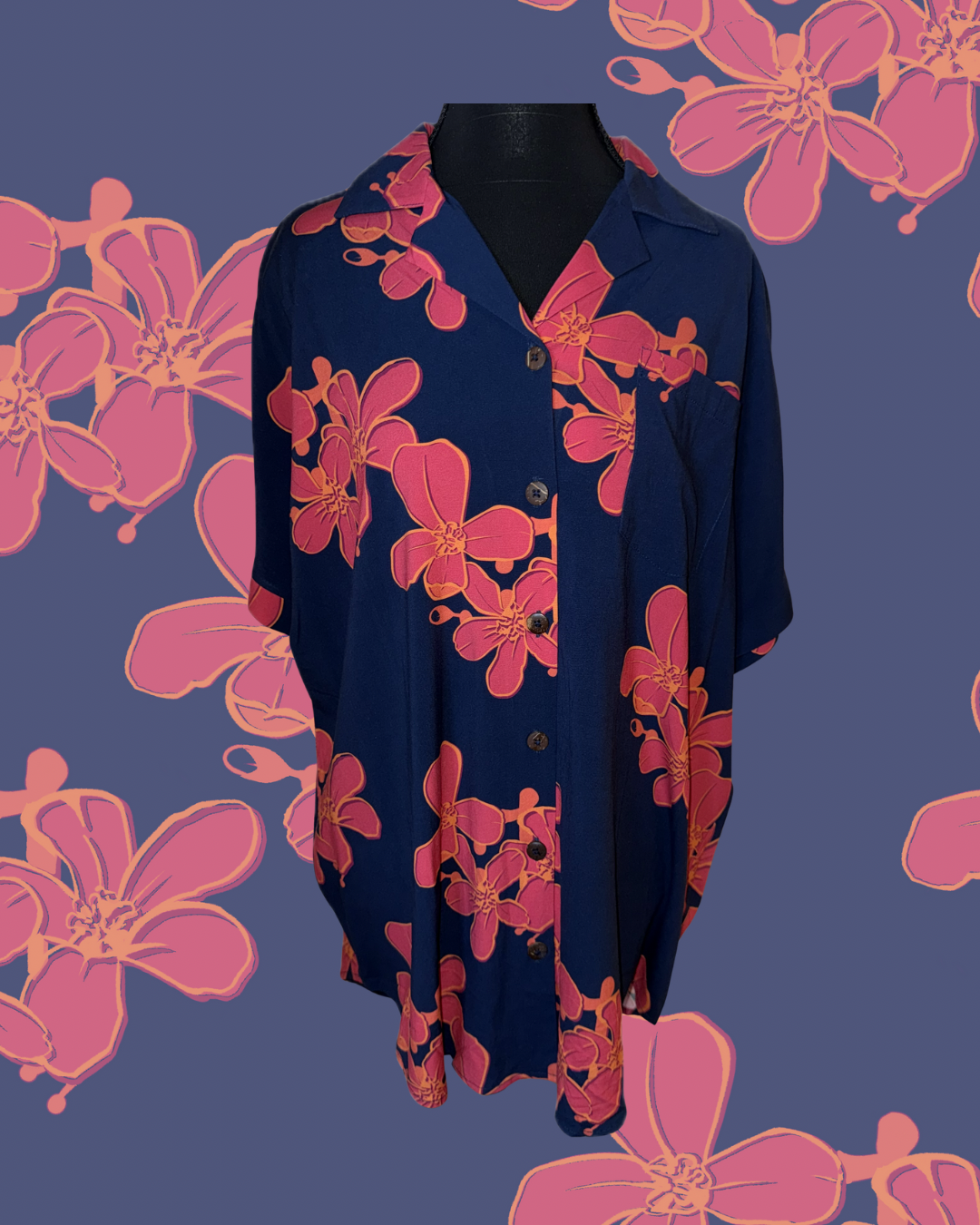 SHIRT KUKUI RAYON/SPANDEX BLEND