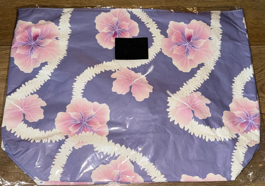 TOTE HIBISCUS LEI PURPLE