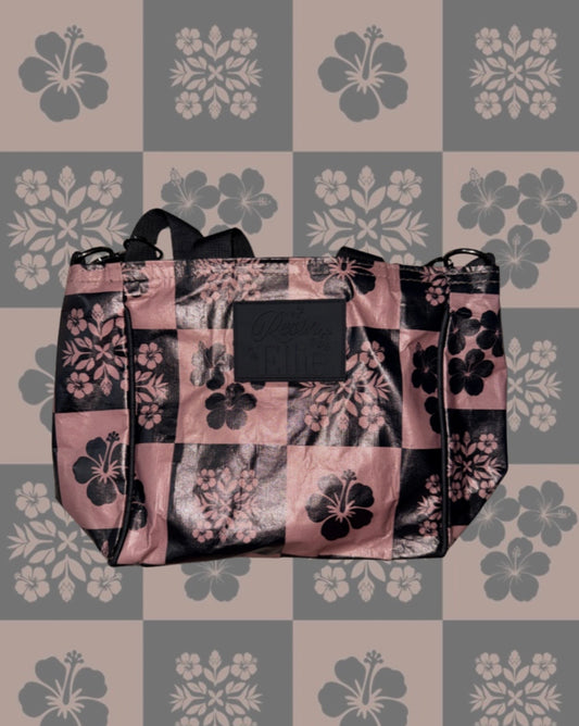 MINI TOTE/CROSSBODY HIBISCUS LATTE