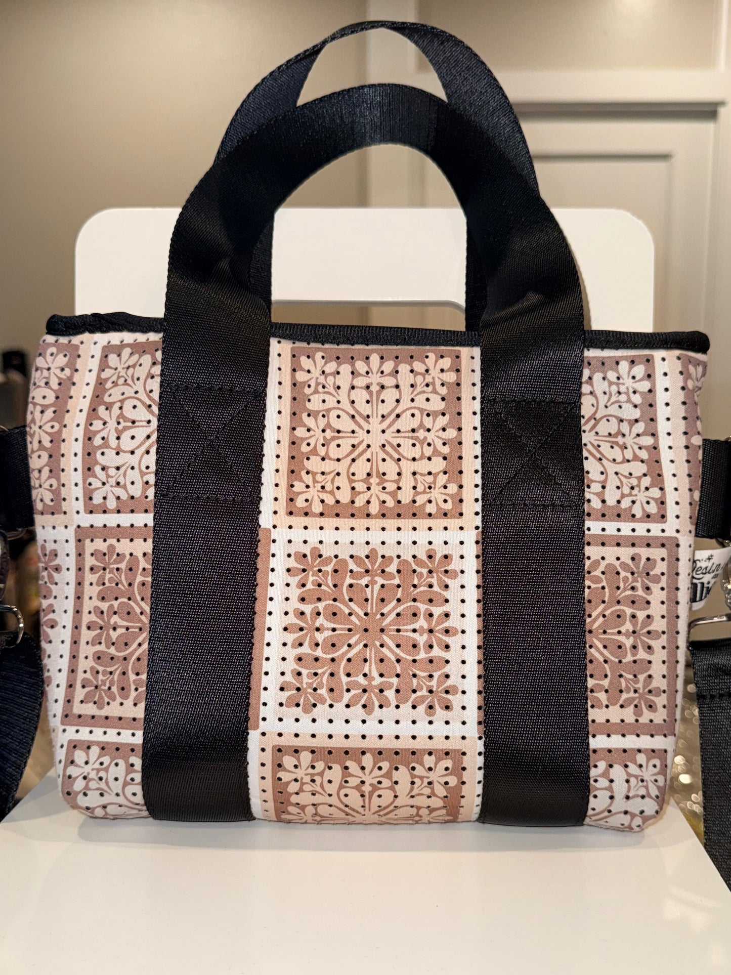 MINI NEOPRENE TOTE/CROSSBODY