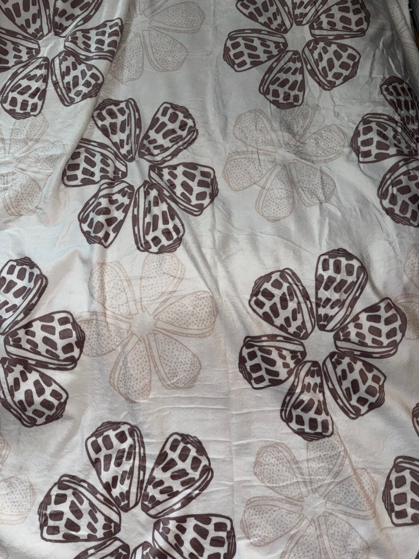 BLANKET 60x80" CONE SHELL CLUSTERS