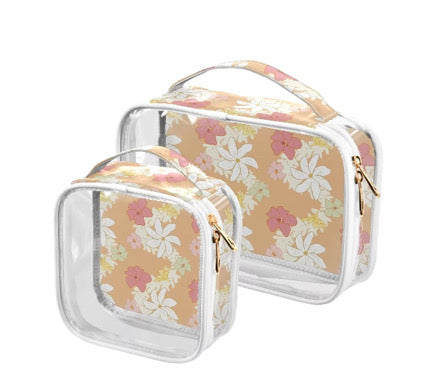 TOILETRY BAG 2-PIECE TIARE LEI
