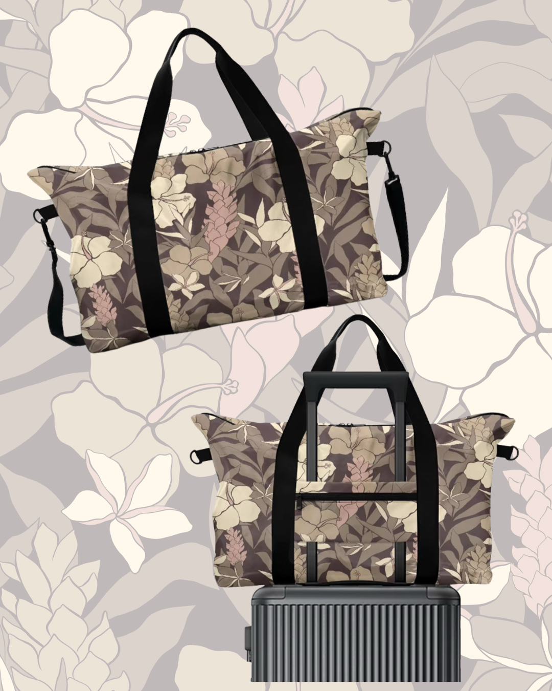 DUFFLE BAG TROPICAL BROWN