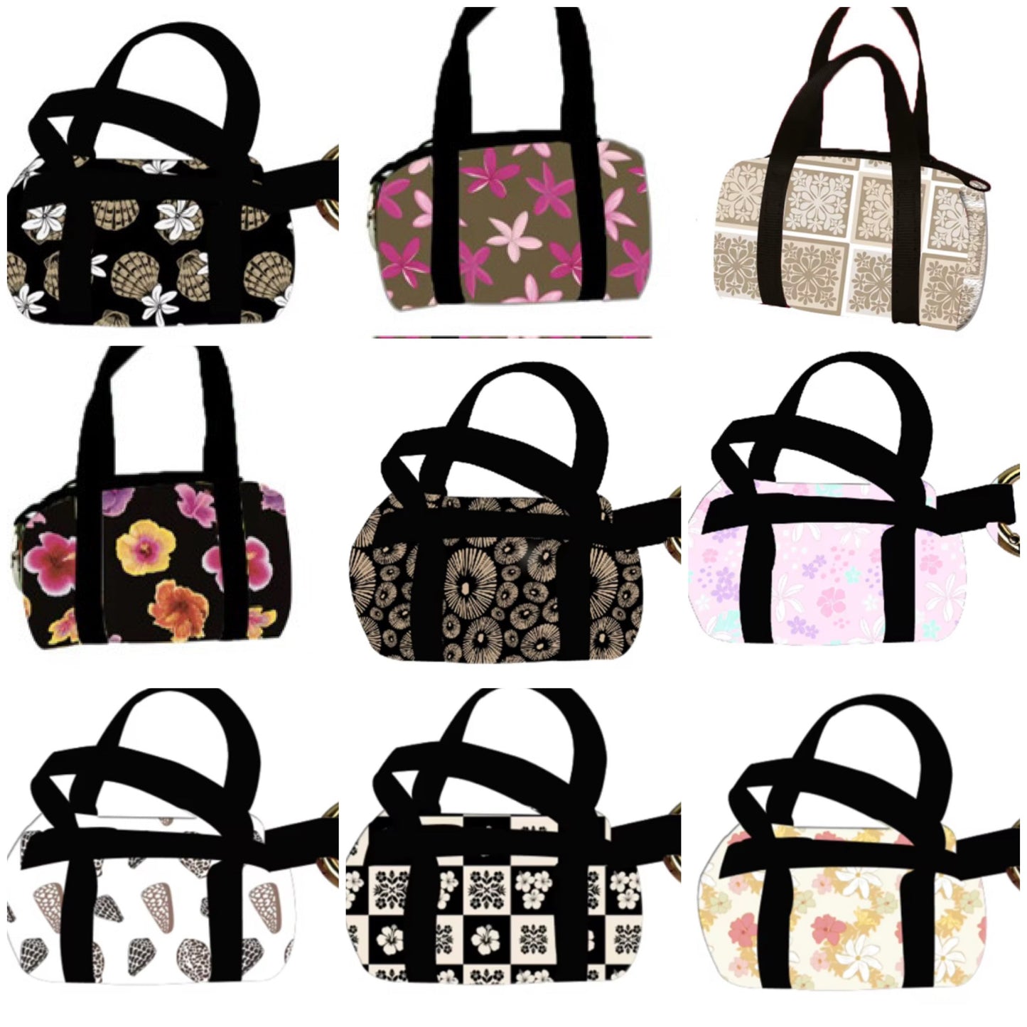 MINI DUFFLE WITH KEY HOOK
