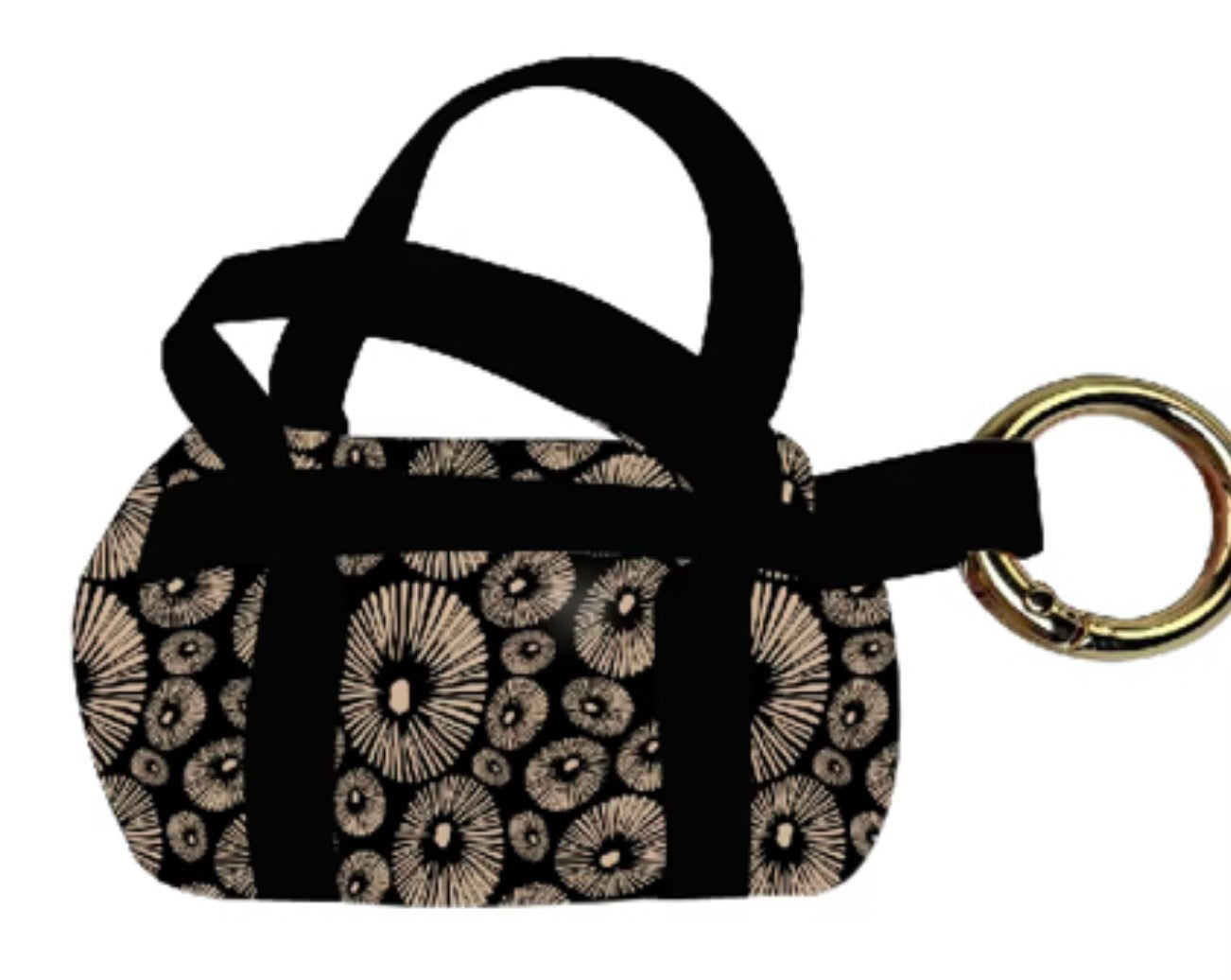 MINI DUFFLE WITH KEY HOOK
