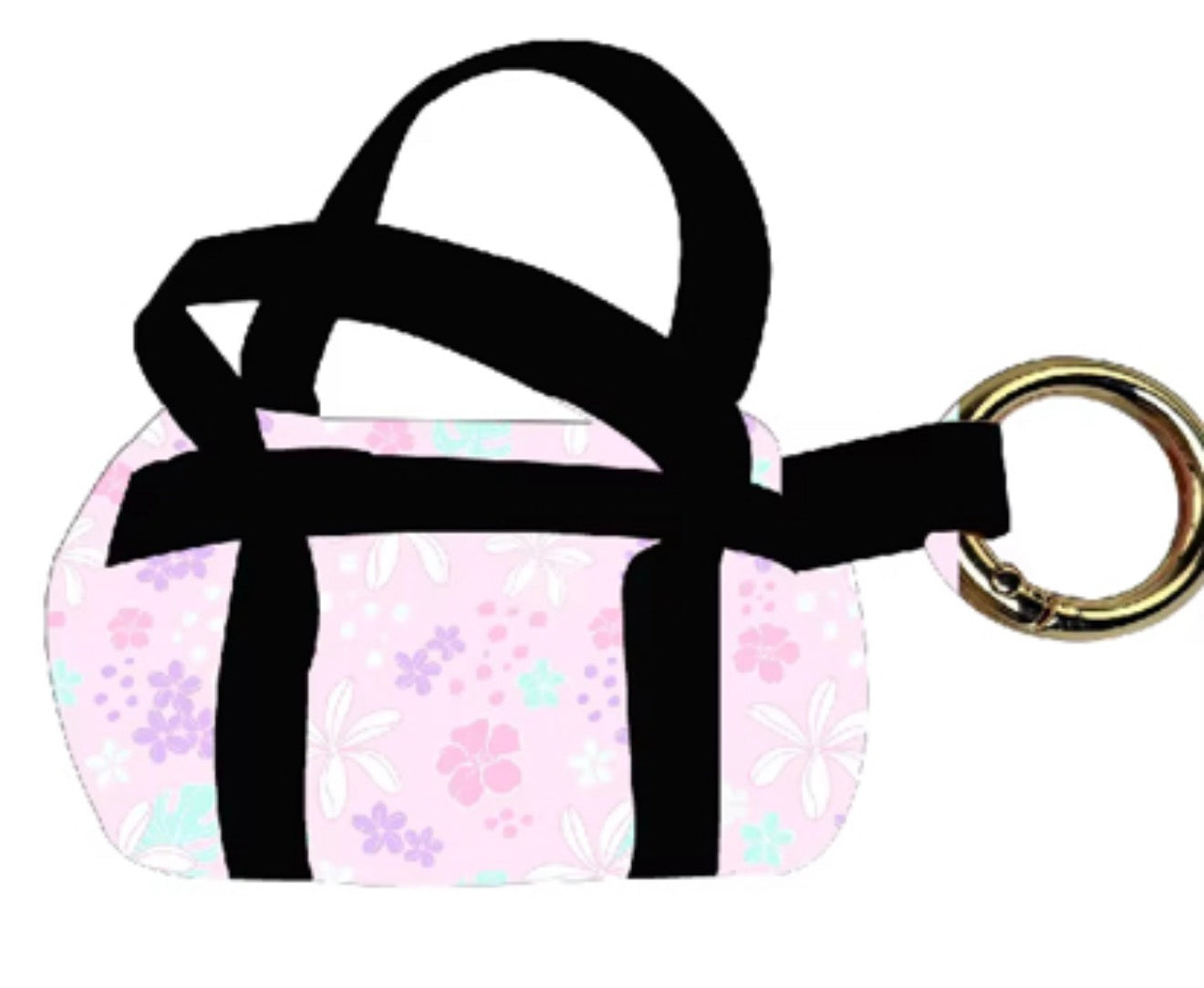 MINI DUFFLE WITH KEY HOOK