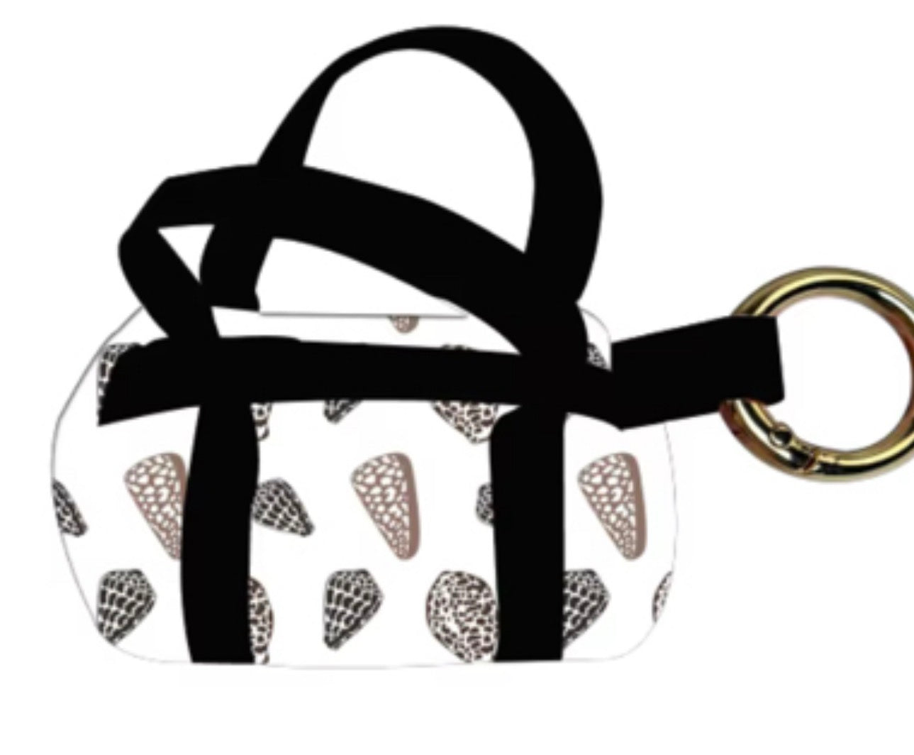 MINI DUFFLE WITH KEY HOOK